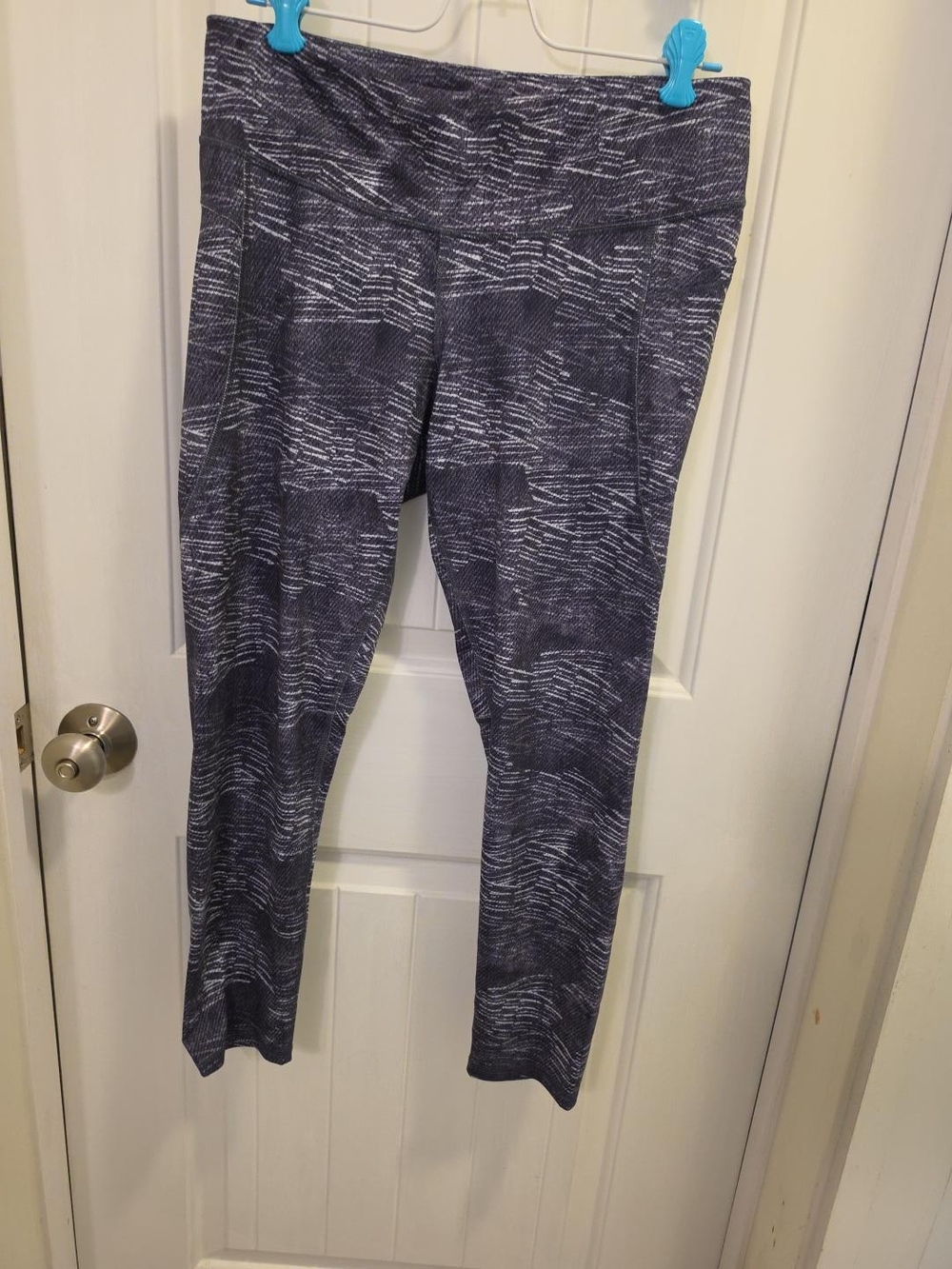 Champion Patterned High-Waist Leggings Size L